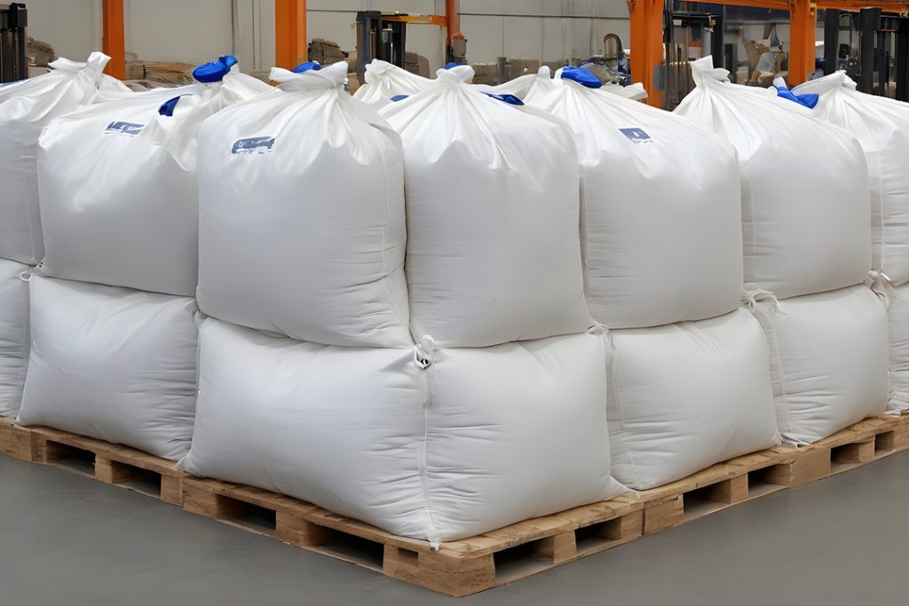 A series of neatly stacked bulk bags which can be used to maximise profits