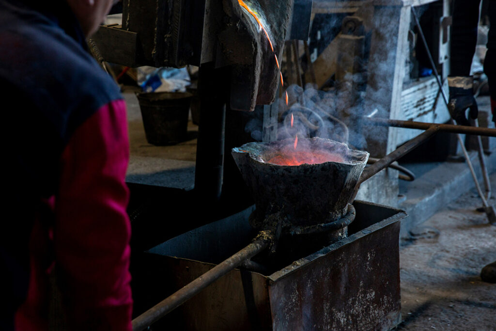 A mining ore processing plant