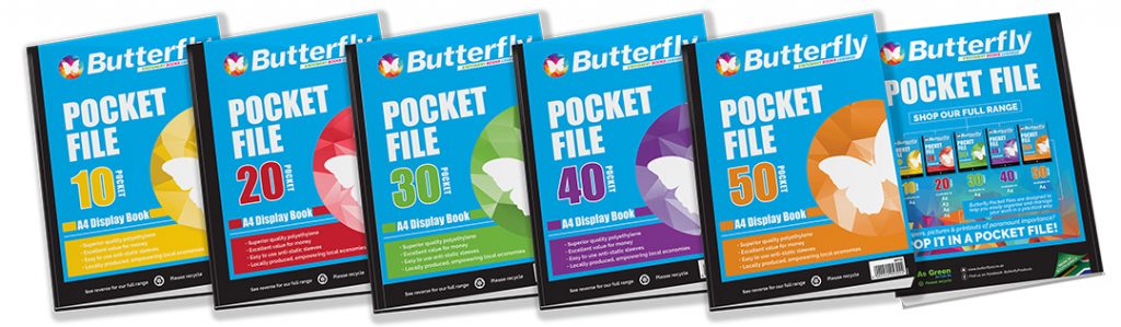 Range of Butterfly Pocket Files
